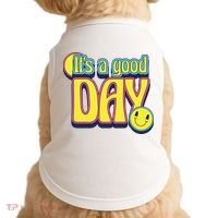 It's A Good Day Retro Positive Happy Doggie Tank thumb 0