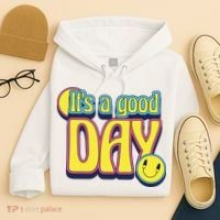 It's A Good Day Retro Positive Happy Hoodie thumb 4