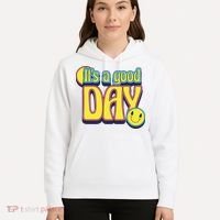 It's A Good Day Retro Positive Happy Hoodie thumb 5