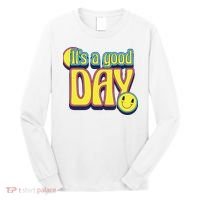 It's A Good Day Retro Positive Happy Long Sleeve Shirt thumb 0