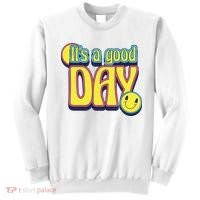 It's A Good Day Retro Positive Happy Sweatshirt thumb 0