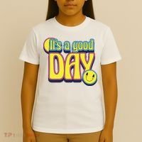 It's A Good Day Retro Positive Happy T-Shirt thumb 4