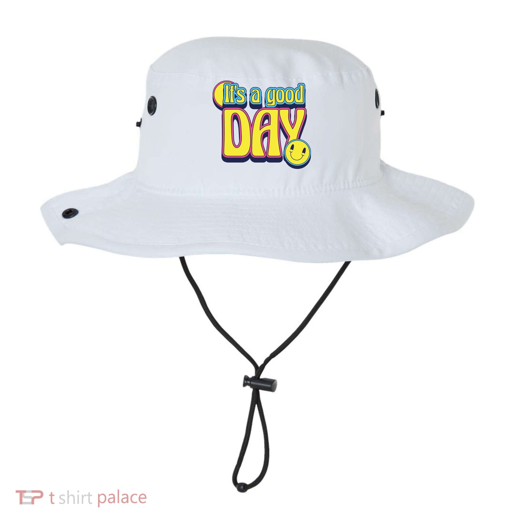 It's A Good Day Retro Positive Happy Bucket Hat
