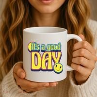 It's A Good Day Retro Positive Happy Coffee Mug thumb 3