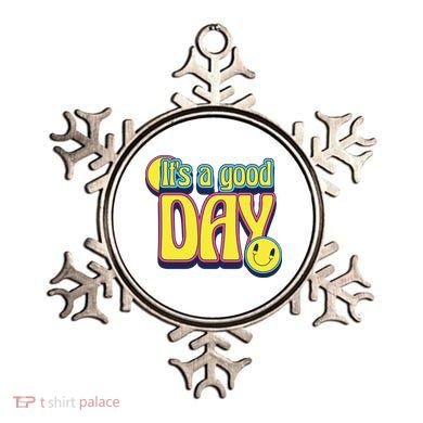 It's A Good Day Retro Positive Happy Ornament