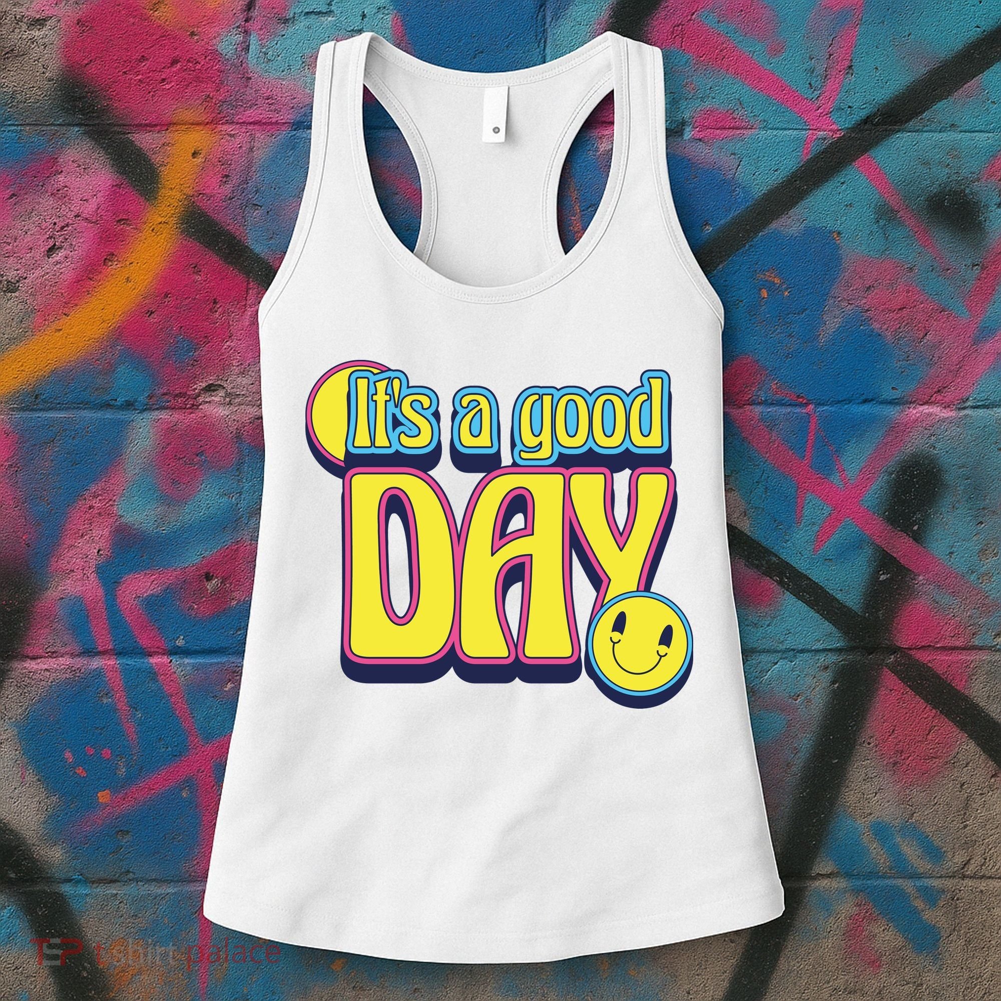 It's A Good Day Retro Positive Happy Women's Tank Top