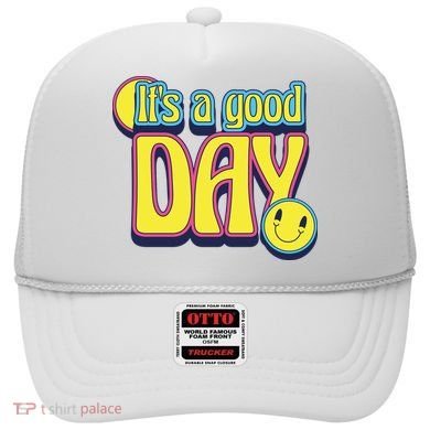 It's A Good Day Retro Positive Happy Hat