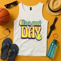 It's A Good Day Retro Positive Happy Tank Top thumb 4