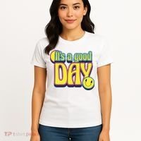 It's A Good Day Retro Positive Happy Women's T-Shirt thumb 4