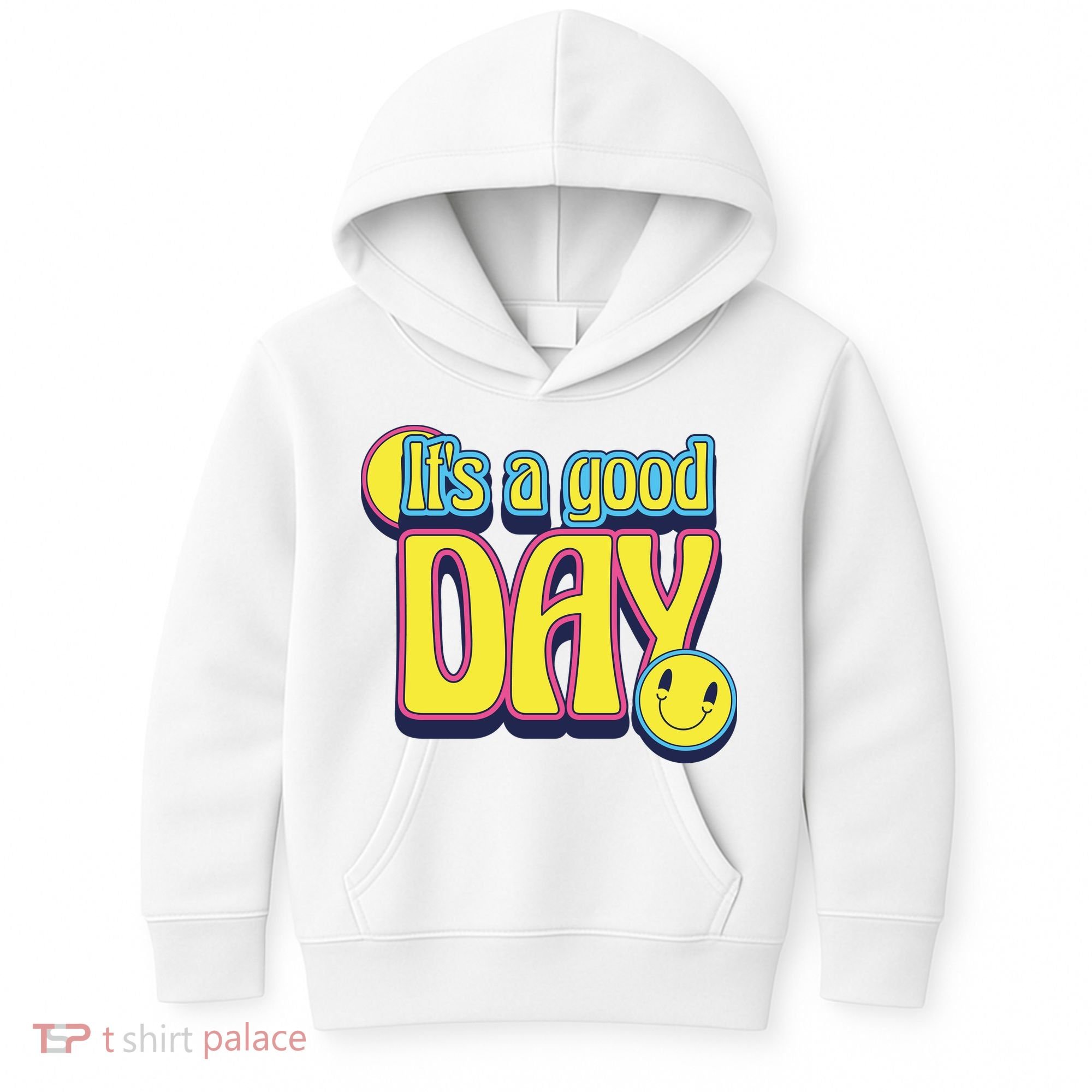 It's A Good Day Retro Positive Happy Kids Hoodie