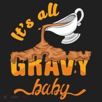 It's All Gravy Baby Funny Thanksgiving Dinner Gravy Boat Cute Gift Hat thumb 2