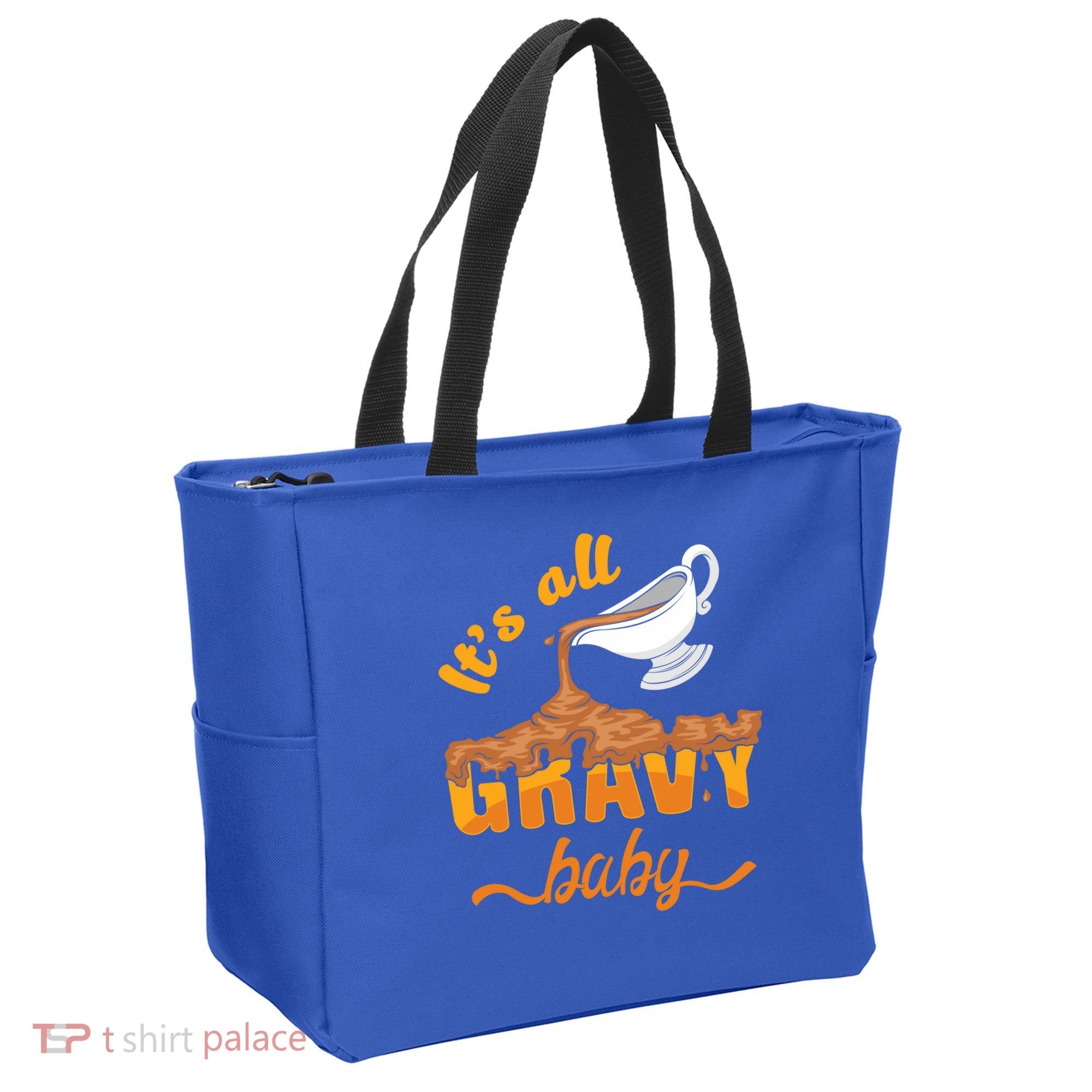 It's All Gravy Baby Funny Thanksgiving Dinner Gravy Boat Cute Gift Tote Bag