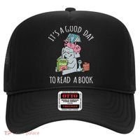 Its A Good Day To Read Book Lover Cute Pig And Elephant Hat thumb 0