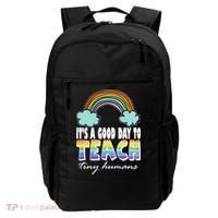 Its A Good Day TO Teach Tiny Humans Rainbow Backpack thumb 0