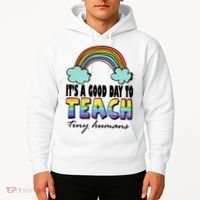 Its A Good Day TO Teach Tiny Humans Rainbow Hoodie thumb 2