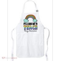 Its A Good Day TO Teach Tiny Humans Rainbow Apron thumb 0