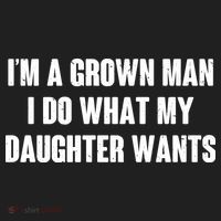 I'm A Grown Man I Do What My Daughter Wants Beanie thumb 2