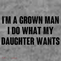 I'm A Grown Man I Do What My Daughter Wants Hoodie thumb 2