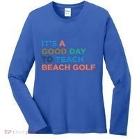 ItS A Good Day To Teach Beach Golf Coach Cute Gift Women's Long Sleeve Shirt thumb 0