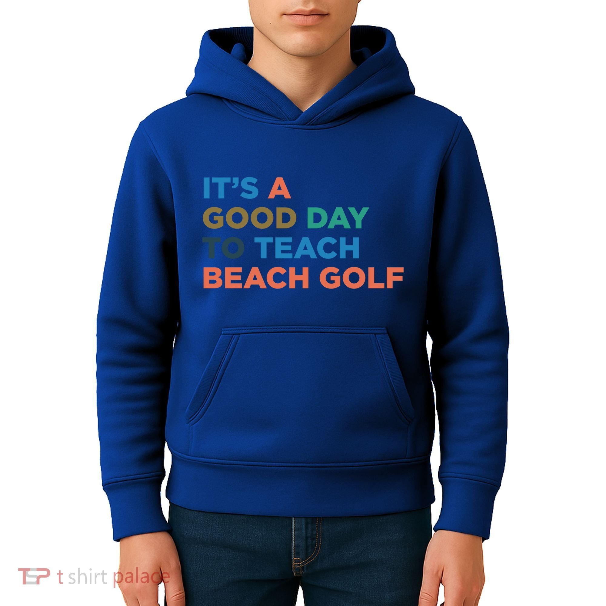 ItS A Good Day To Teach Beach Golf Coach Cute Gift Kids Hoodie