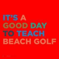ItS A Good Day To Teach Beach Golf Coach Cute Gift Santa Hat thumb 1