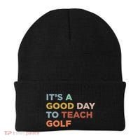 ItS A Good Day To Teach Golf Coach Cute Gift Beanie thumb 0
