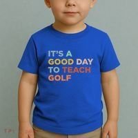 ItS A Good Day To Teach Golf Coach Cute Gift Toddler T-Shirt thumb 2