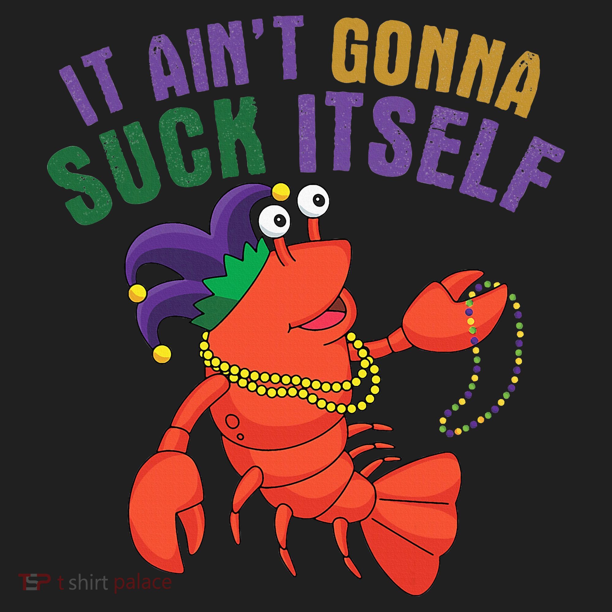 It Aint Gonna Suck Itself Crawfish Mardi Gras Funny Hat