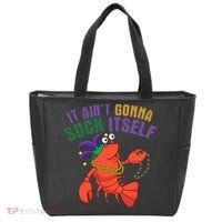 It Aint Gonna Suck Itself Crawfish Mardi Gras Funny Tote Bag thumb 0