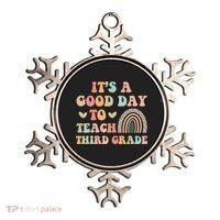 Its A Good Day To Teach Third Grade 3rd Grade Teacher Ornament thumb 0