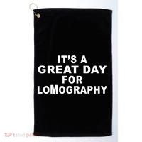 It's A Great Day For Lomography Golf Towel thumb 0