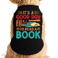 Its A Good Day To Read Book Funny Library Reading Lovers Doggie Tank thumb 0