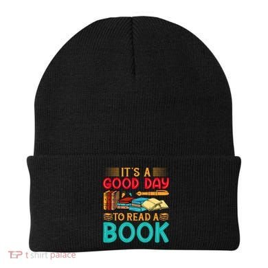 Its A Good Day To Read Book Funny Library Reading Lovers Beanie