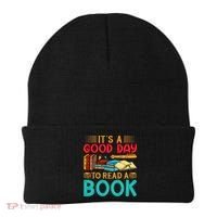 Its A Good Day To Read Book Funny Library Reading Lovers Beanie thumb 0