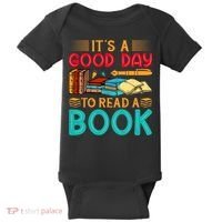 Its A Good Day To Read Book Funny Library Reading Lovers Baby Bodysuit thumb 0