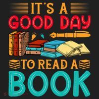 Its A Good Day To Read Book Funny Library Reading Lovers Golf Towel thumb 3
