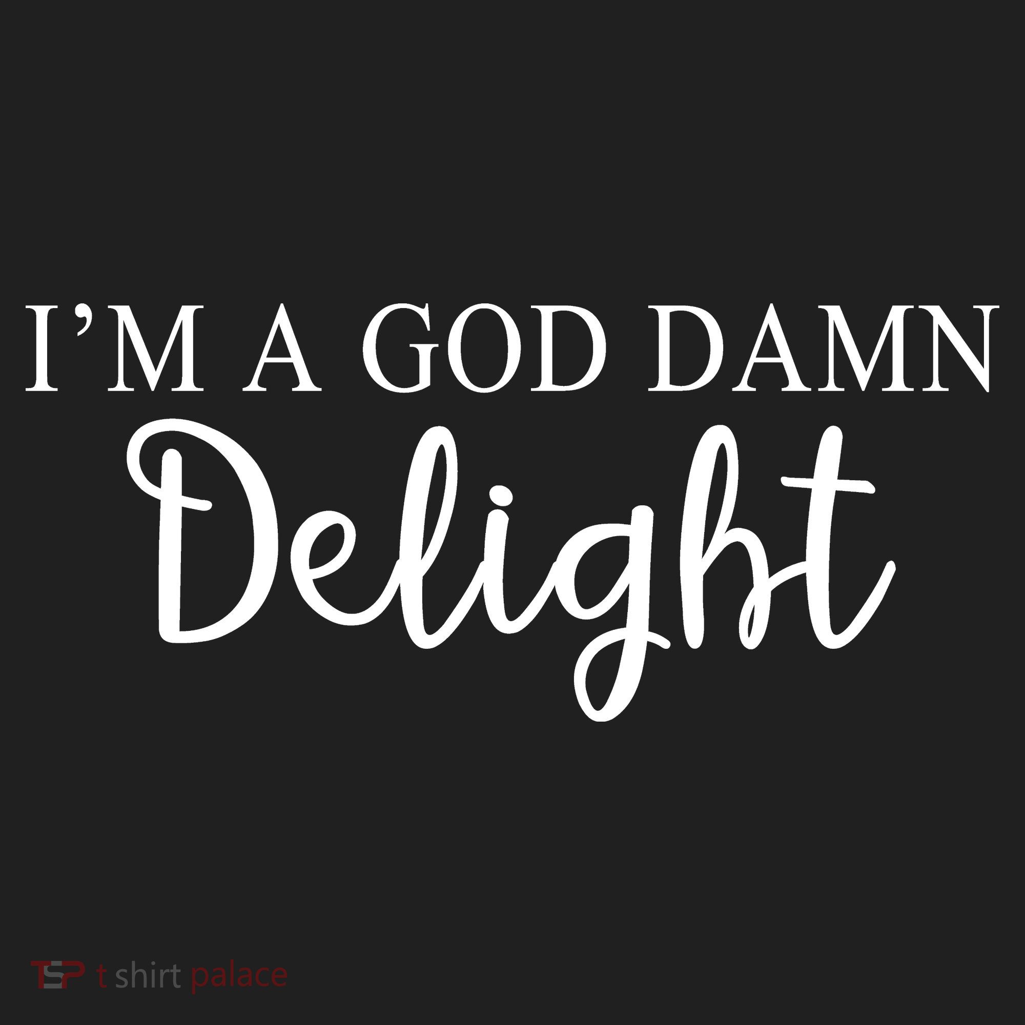 Im A God Damn Delight Tumbler