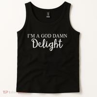 Im A God Damn Delight Tank Top thumb 2