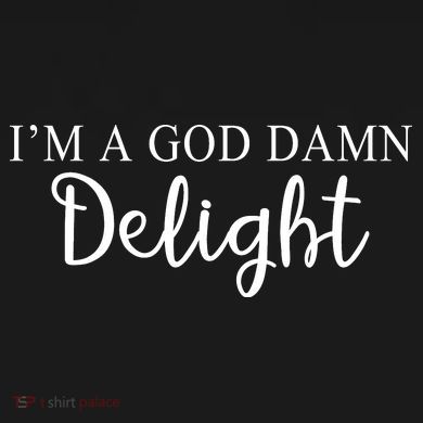 Im A God Damn Delight Short Acrylic Beanie