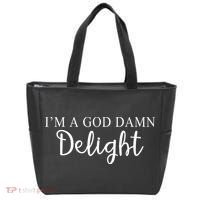 Im A God Damn Delight Tote Bag thumb 0