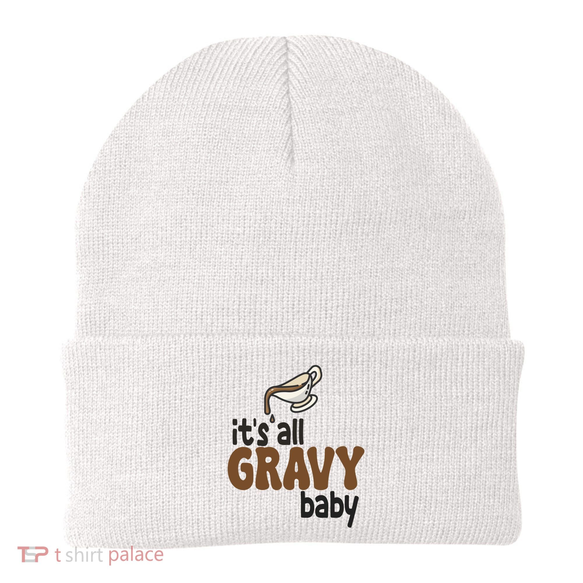 Its All Gravy Baby Funny Thanksgiving Beanie