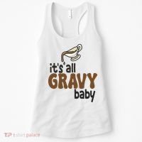 Its All Gravy Baby Funny Thanksgiving Women's Tank Top thumb 0