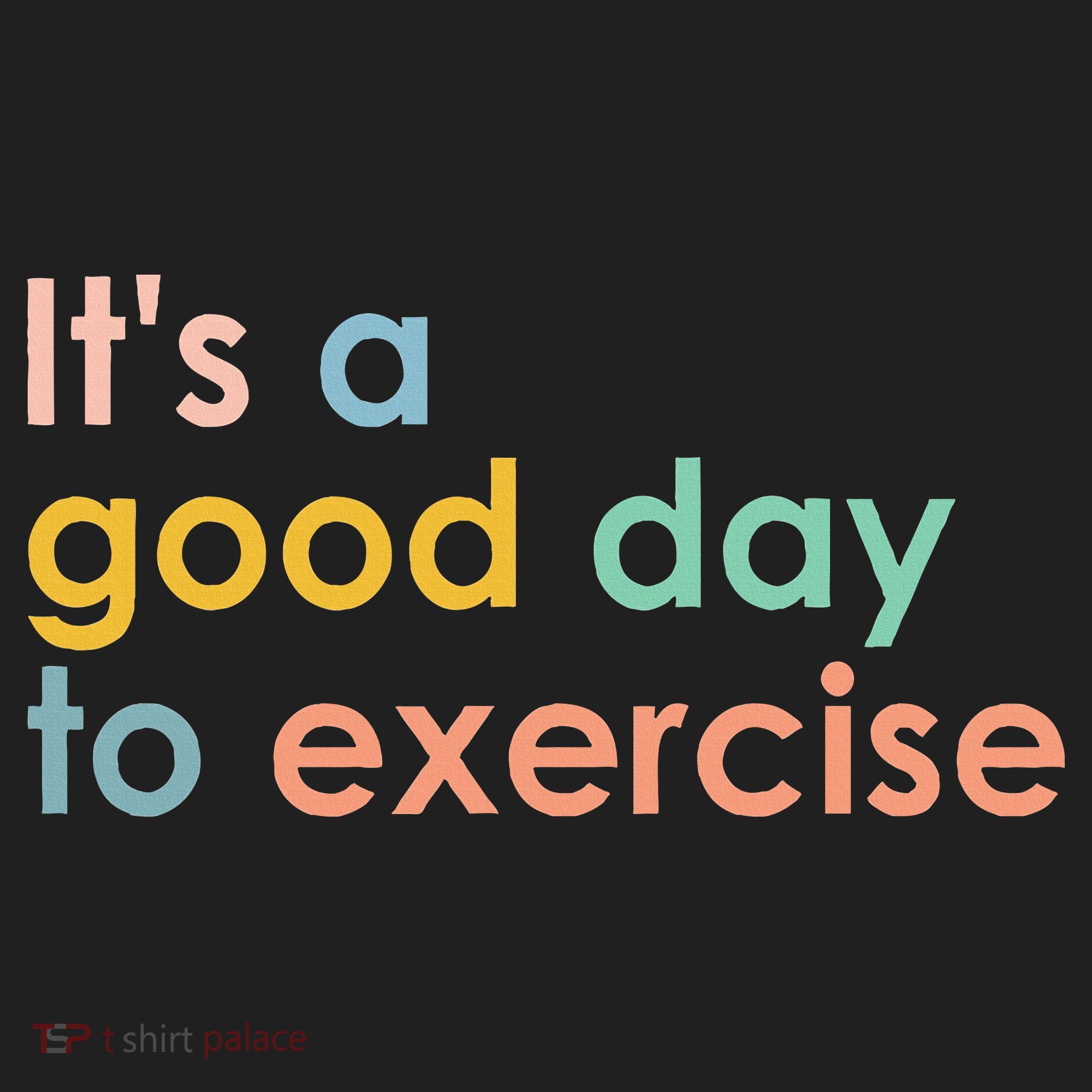 It's A Good Day To Exercise PE Teacher Funny Gym Exercise Comfort Colors Boxy T-Shirt