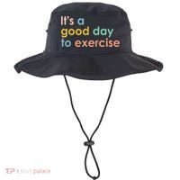It's A Good Day To Exercise PE Teacher Funny Gym Exercise Bucket Hat thumb 0