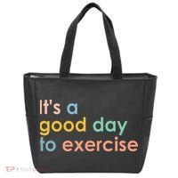 It's A Good Day To Exercise PE Teacher Funny Gym Exercise Tote Bag thumb 0