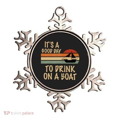 Its A Good Day To Drink On A Boat Funny Boating Ornament