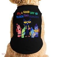 Its A Good Day To Teach Tiny Humans Cat Teacher Lover Doggie Tank thumb 0