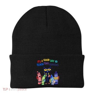 Its A Good Day To Teach Tiny Humans Cat Teacher Lover Beanie