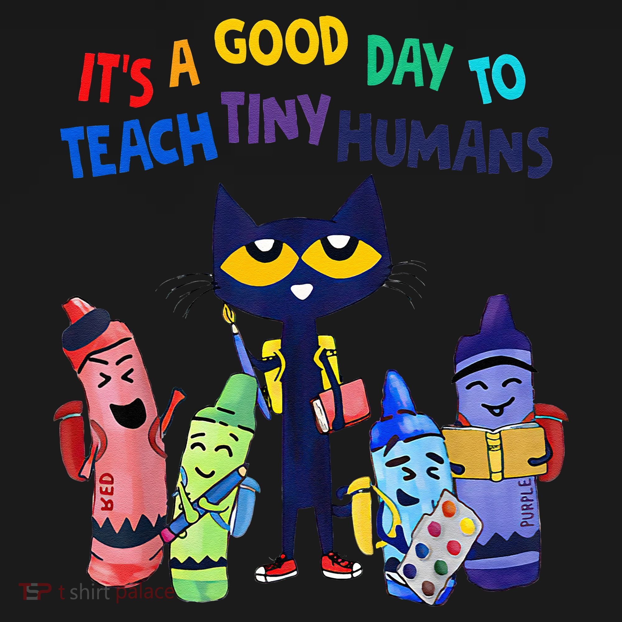 Its A Good Day To Teach Tiny Humans Cat Teacher Lover Women's Tank Top