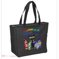 Its A Good Day To Teach Tiny Humans Cat Teacher Lover Tote Bag thumb 2